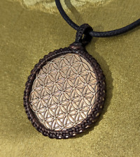 Sehr feines Mandala AMULETT "Blume des Lebens" Lebensblume Anhänger aus Nepal