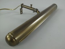 Bilderleuchte Vintage Messing brüniert Wandlampe verstellbar B.33cm Antik Stil