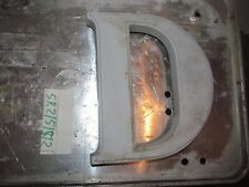 alter großer grauer Alu Buchstabe " großes D " Werbung ca.24 cm hoch 3cm dick