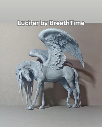 Modellpferd pegasus lucifer - pegasus, "lucifer"