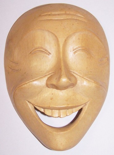 Neu holzmaske klein - neu,