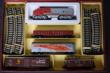 Märklin 3160 USA Set Santa Fe, Lok mit Mittelpuffer, wie neu, OVP vollständig.