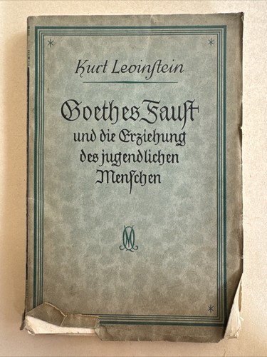 Goethes faust kurt - kurt, levinstein