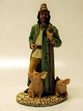 Castagna, King Wencelaus, Figur, Kaltkeramik, Weihnachtsfigur Böhmen