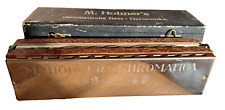 Mundharmonika Hohner Chromatica, chromatische Bass - Harmonika, Vintage, Rarität
