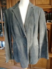 Jacke "BoyseN's",Gr.42,Echtes Leder,grau
