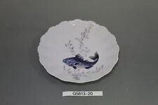 Medard de Noblat / Limoges France, Fischdekor  20cm(G5813-20-A15)