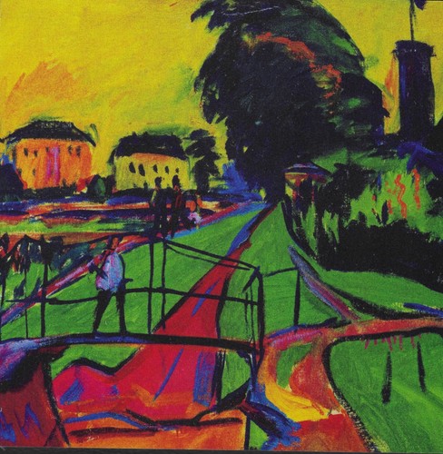 Erich heckel landschaft bei - erich,