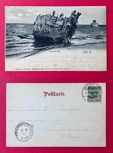 Insel sylt 1899 - ak,