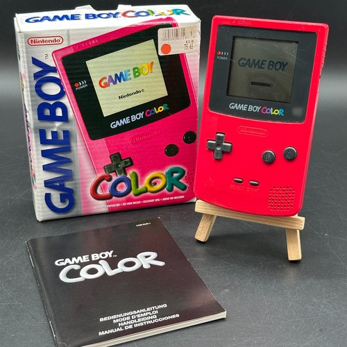 Nintendo game boy color pink - boy,