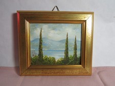 kleines gerahmtes Ölgemälde