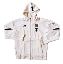 Adidas FC Bayern Jacke wie MATCHWORN 2024 Sponsoren ZNE Anthem Hoodie Spieler M