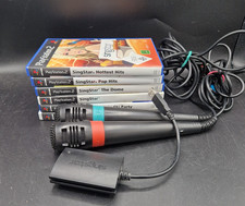 Singstar PS2 Riesen Paket  6x Singstar 2x Mikrofon Bundle