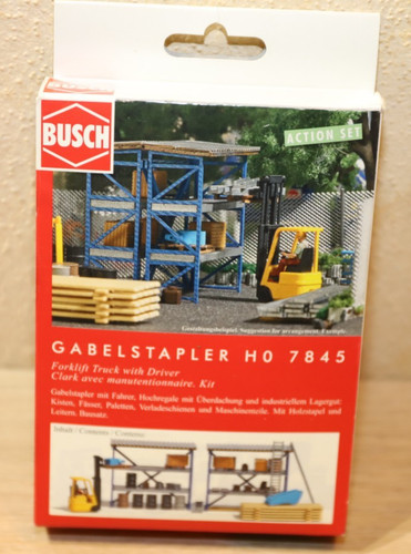 Busch 7845 gabelstapler mit - gabelstapler,