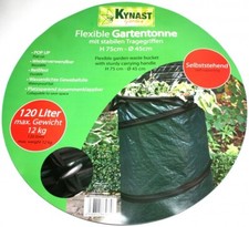 4x Gartensack, Laubsack, Grünabfalleimer Pop-Up 120 Liter Gartenabfallsack