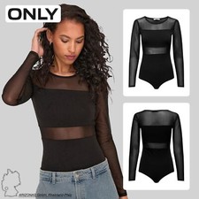 Damen Oberteil Langarm Mesh