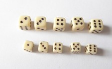 5x Würfel Mini  Spiel