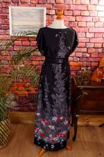 Vintage orig 70er Maxikleid