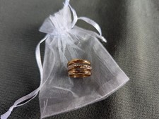 Fossil Ring rosegold Glitzer