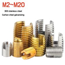 M2-M20 Slotted Self Tapping Threaded Inserts External and Internal Thread