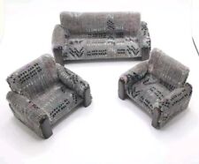 Sitzgruppe Sofa Sessel  Puppenstube Puppenhaus Lundby Größe