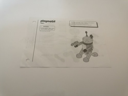 Playmobil 3081 nur bauplan - 3081,