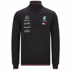 Herren Strick-Pullover Mercedes-AMG Petronas Motorsport Mens F1 grau L XL XXL 