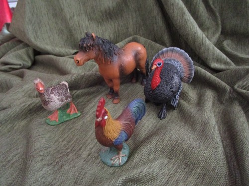 Schleich truthahn hahn gans - hahn,,