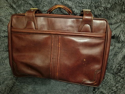 Koffer vintage leder - koffer, rot