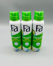 Fa Deospray Caribbean Wave Deodorant & Bodyspray Deo Spray 3x 150ml 3er Pack NEU