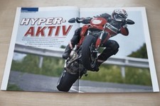 PS Sport Motorrad 06/2007 Ducati Hypermotard 1100 mit 84PS in einer ersten Vorst