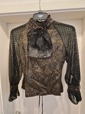 Steampunk Netzbluse Größe S