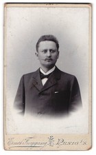 Fotografie Ernst Freygang, Penig i. S., Brückenstrasse, Porträt eines Mannes mi 