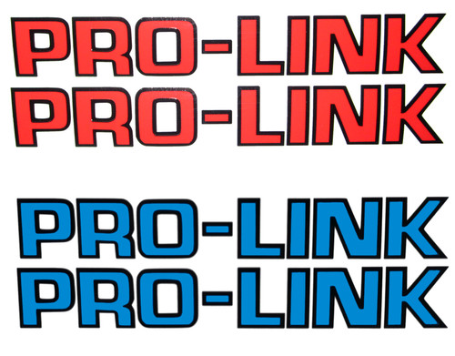 Aufkleberset pro link - aufkleberset, blau