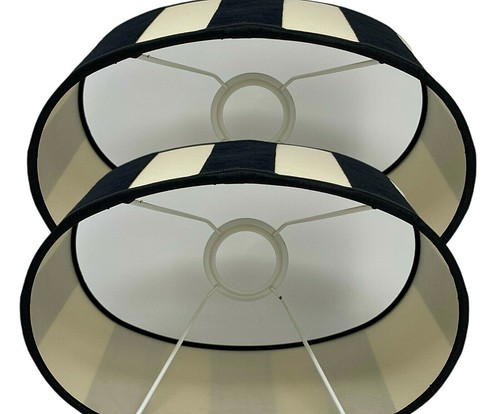 Lampenschirm oval stripes