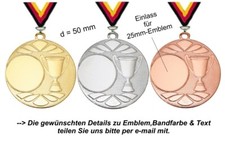 10 Medaillen DI3005 d=50mm