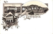 Gruss aus Leutkirch - Litho