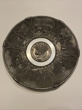 Zinnteller Wandteller Schale „Unser Täglich Brot Gib Uns Heute“