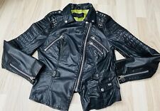 Damen Lederjacke,Marke Freaky Nation , mit Nieten , Größe XL, Farbe schwarz