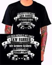 LKW Fahrer Trucker T-Shirt Geschenk Brummi Lastwagen Berufskraftfahrer Shirt