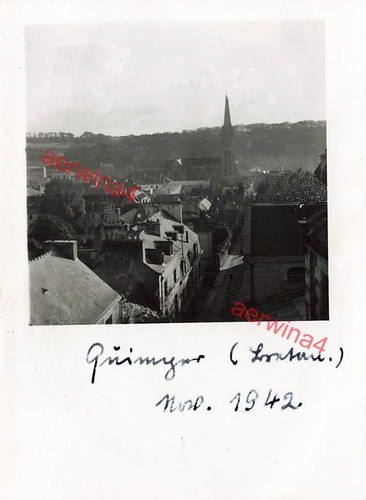 Blick auf quimper bretagne - auf,