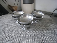 6 Stück Eisbecher Vintage Edelstahl Dessertschalen Dessertbecher Küche