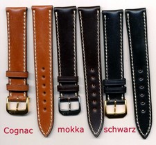 Shell Cordovan Uhrenarmband 18+19 mm Made in Germany