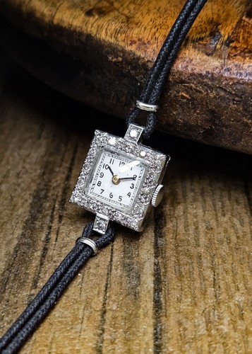 Damen armbanduhr aus platin - armbanduhr,
