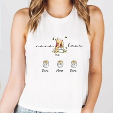 Custom Nana Bear Tank Top