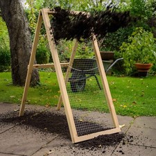 Durchwurfsieb aus Holz