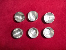 6 x kleine Trinkbecher schlicht   Gilde - Zinn 92 %