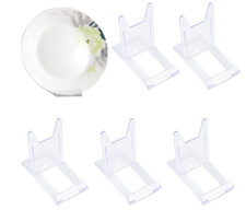 6 Stück Tellerständer Tellerhalter Ständer Display Aufsteller Teller Einstellbar