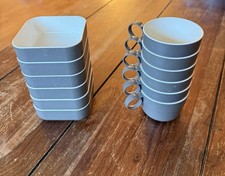 7 x Lufthansa Tassen und 6 Dessert Schalen