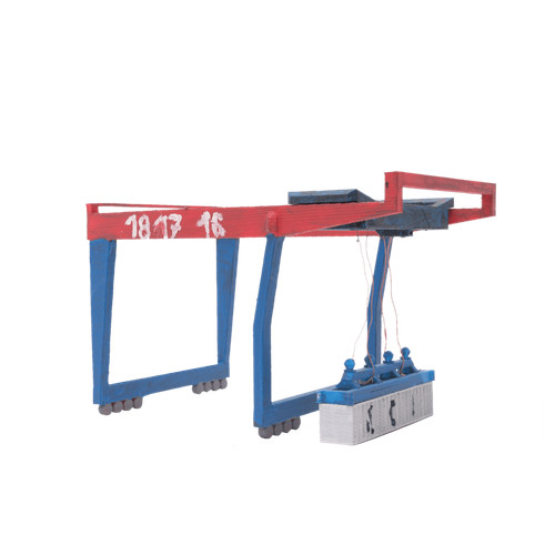 Spur containerkran bahn - spur, tt